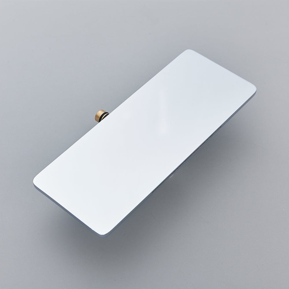 Baterie lavoar Waterfall, argintiu cromat, cu montare in perete, tip cascada