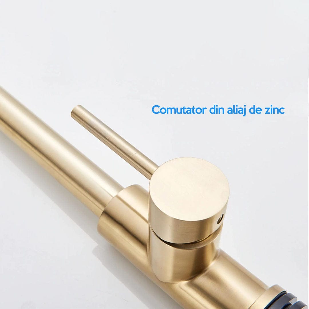 Baterie profesionala, cu dus extractibil, 2 functii de curgere