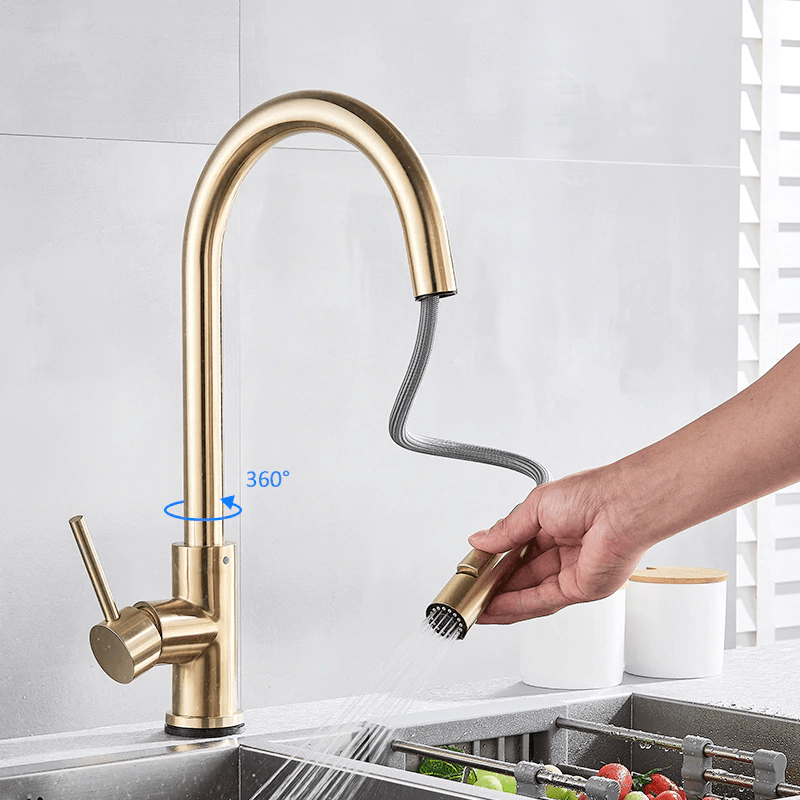 Baterie profesionala, cu senzor de pornire la atingere si dus extractibil