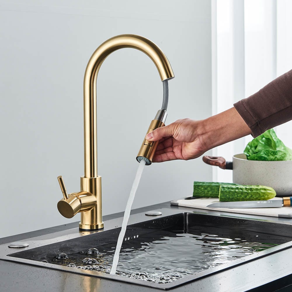 Baterie profesionala, cu senzor de pornire la atingere si dus extractibil