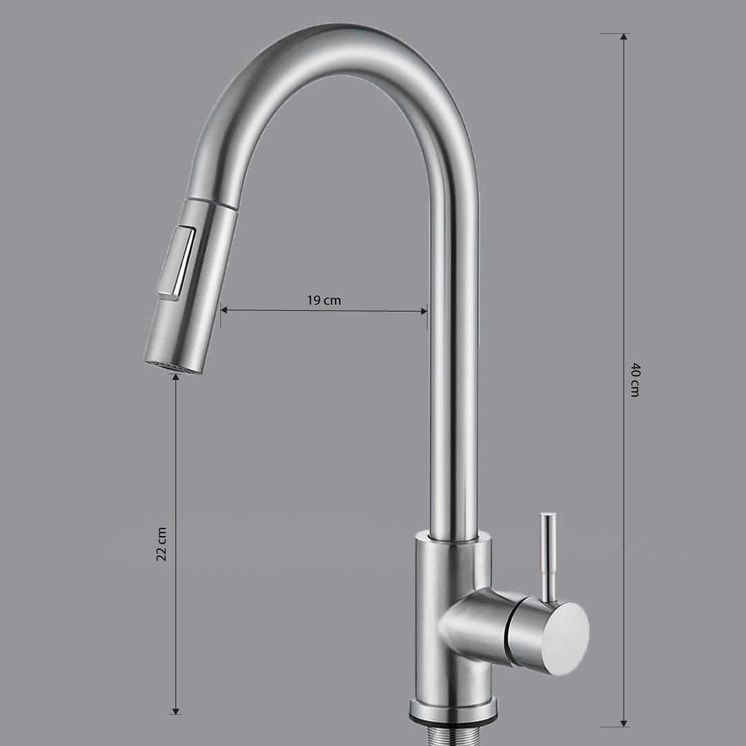 Baterie profesionala cu senzor de pornire la atingere si dus extractibil