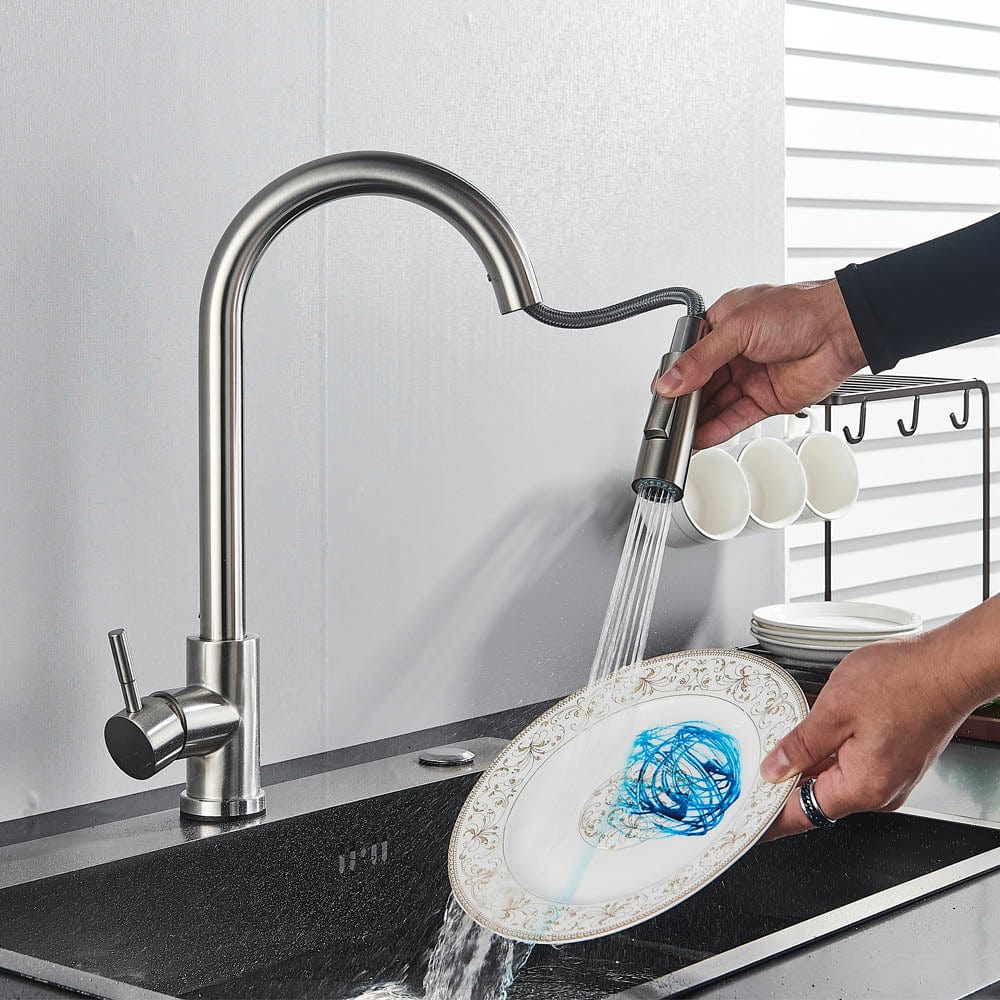 Baterie profesionala cu senzor de pornire la atingere si dus extractibil