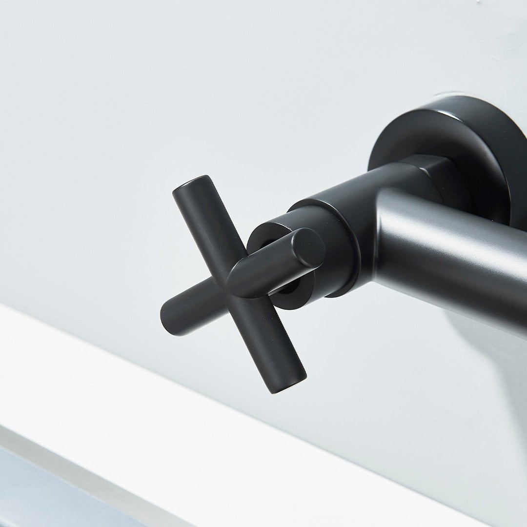 Baterie profesionala de bucatarie, cu dus flexibil, pipa pentru apa filtrata, negru mat