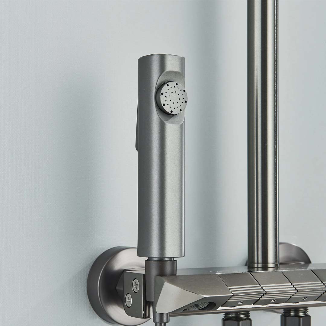 Coloana de dus, 4 functii de curgere, gri