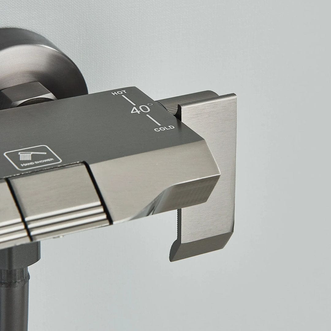 Coloana de dus, 4 functii de curgere, gri