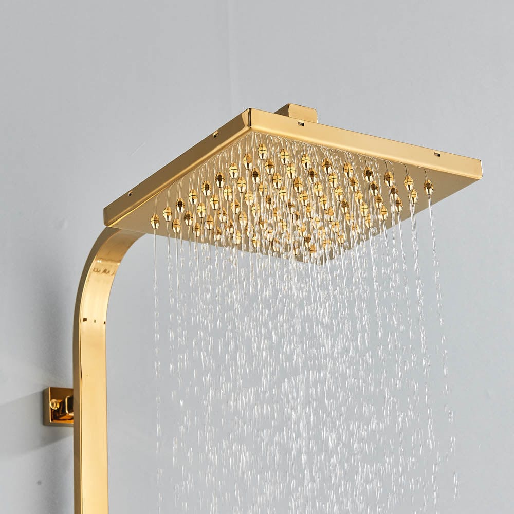 Coloana Dus, cu efect de ploaie, 3 functii de curgere, auriu