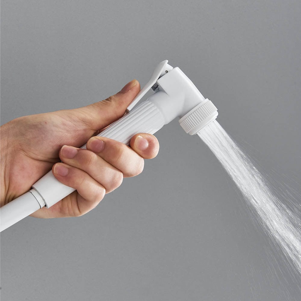 Coloana Dus cu termostat si afisaj de temperatura, alb, cu efect de ploaie, 6 functii de curgere