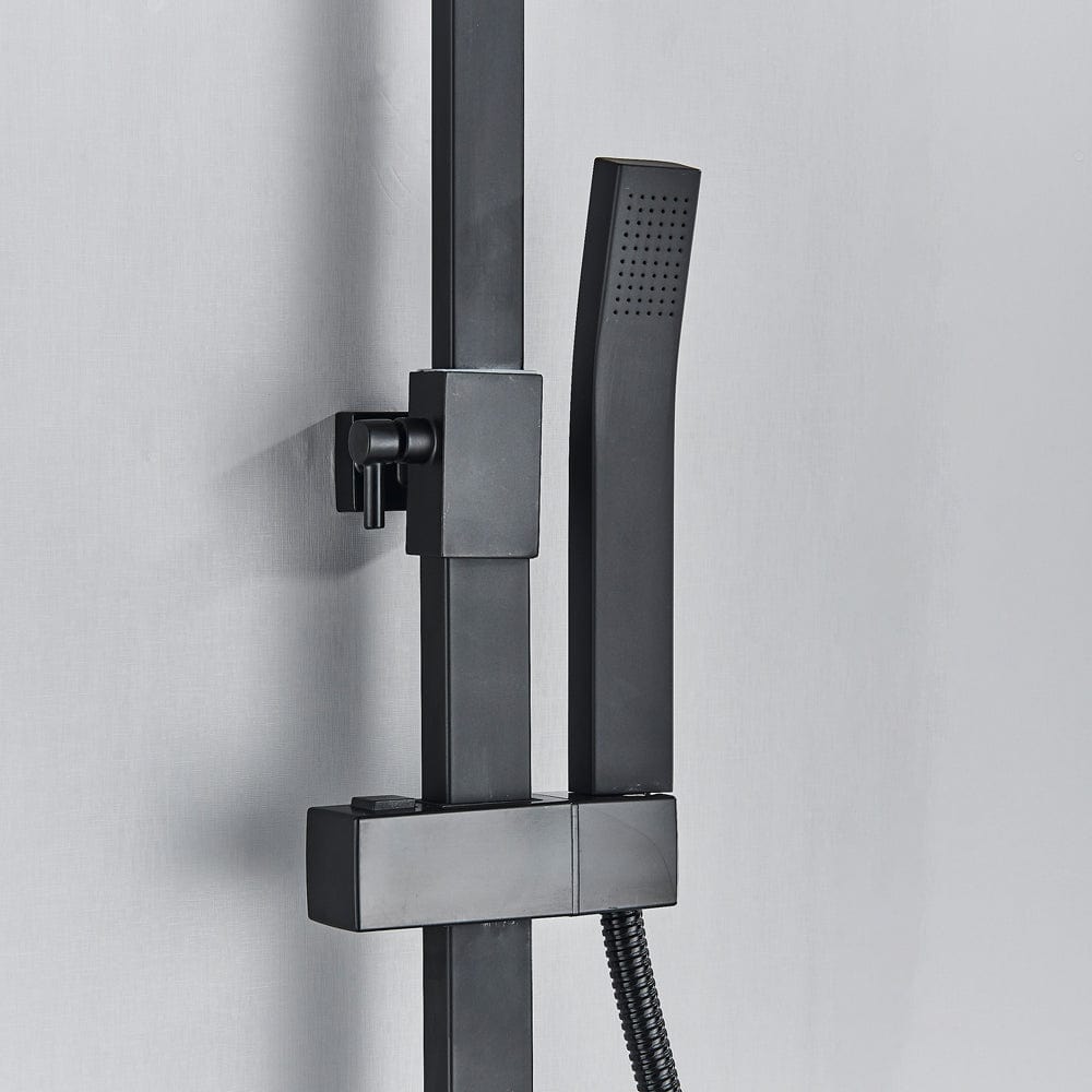 Coloana Dus Rainfall, cu efect de ploaie, para de 20 cm, 4 functii de curgere