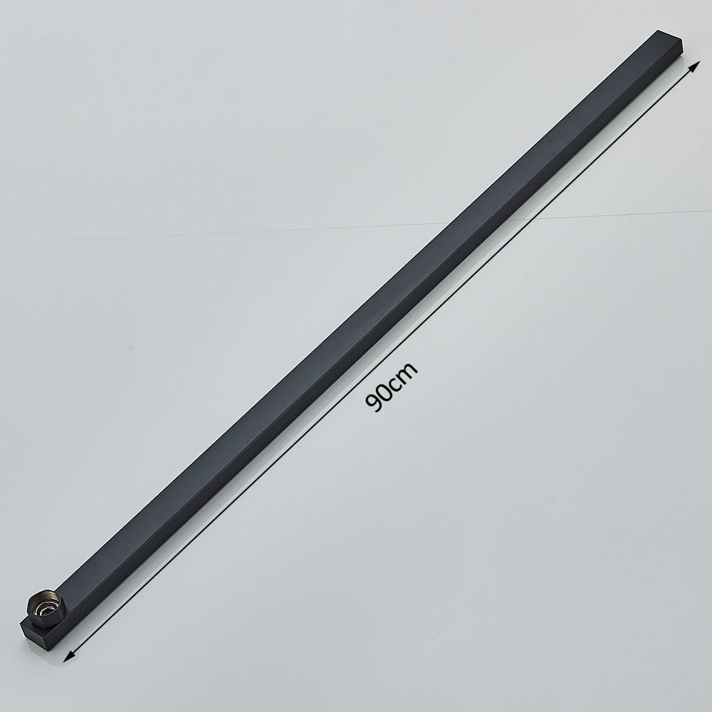 Extensie de 90 cm la coloana de dus cu codul 1236, negru mat