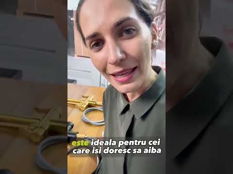 Baterie de bucatarie cu 3 căi, negru mat, cu 2 funcții de curgere și duș extractibil