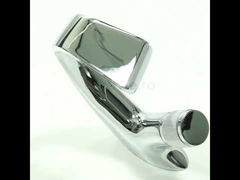 Baterie lavoar cu un singur maner si orificiu, tip cascada, argintiu lucios