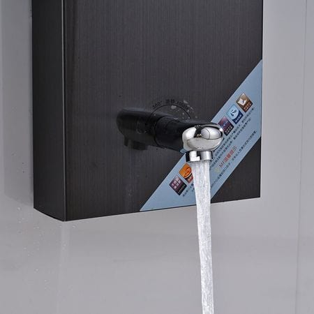 Panel de Dus cu LED 1154, cu efect de ploaie si jeturi cu masaj