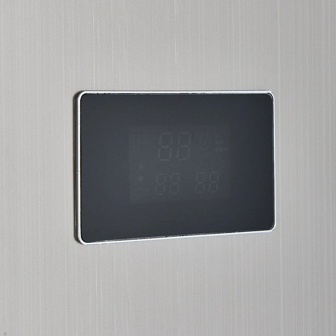 Panel de Dus cu LED, efect de ploaie si jeturi cu masaj, argintiu