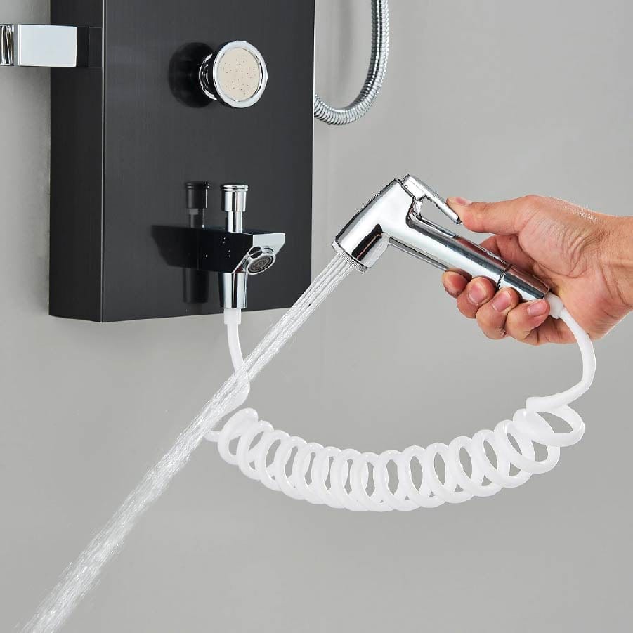 Panel de Dus cu LED, efect de ploaie si jeturi cu masaj