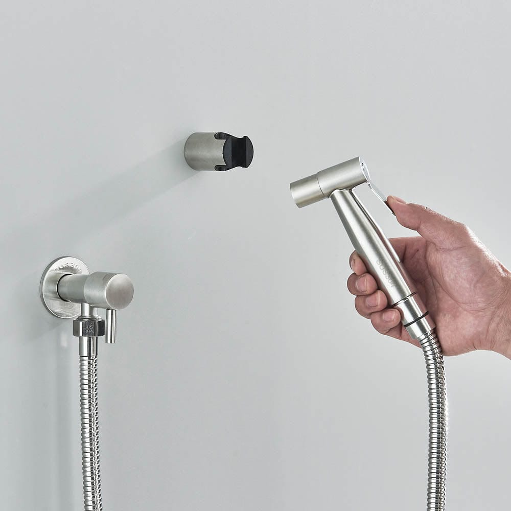 Robinet tip dus intim, argintiu