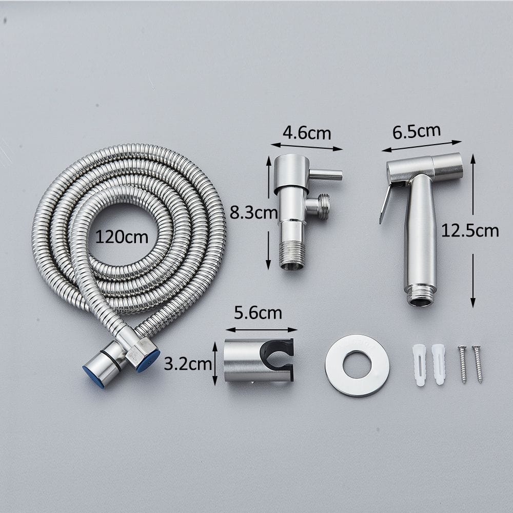 Robinet tip dus intim, argintiu