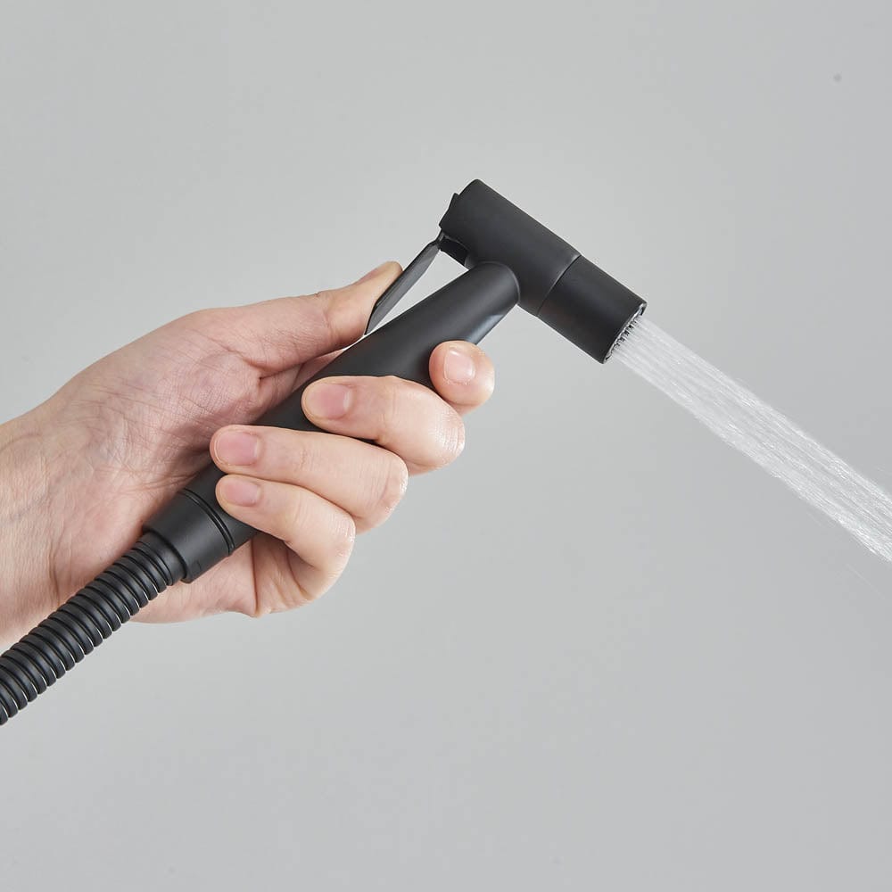 Robinet tip dus intim, negru mat