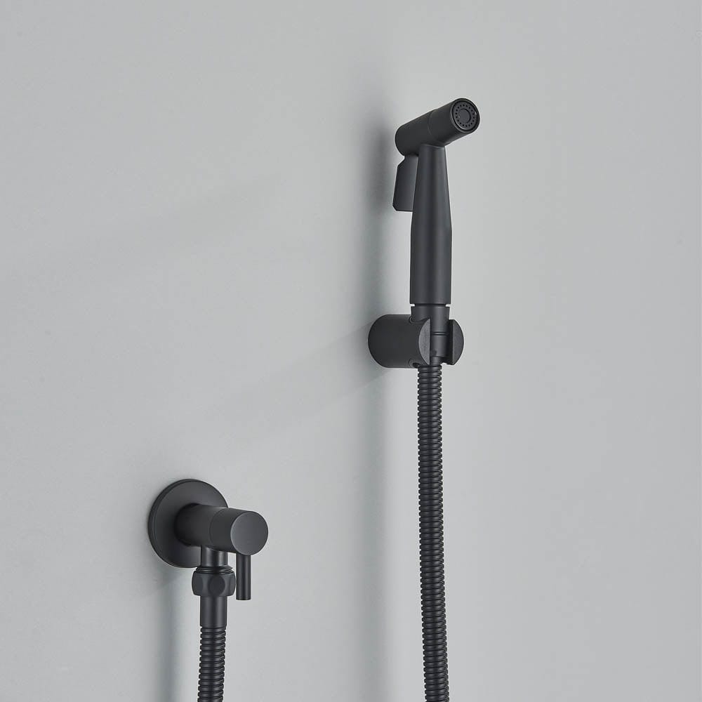 Robinet tip dus intim, negru mat