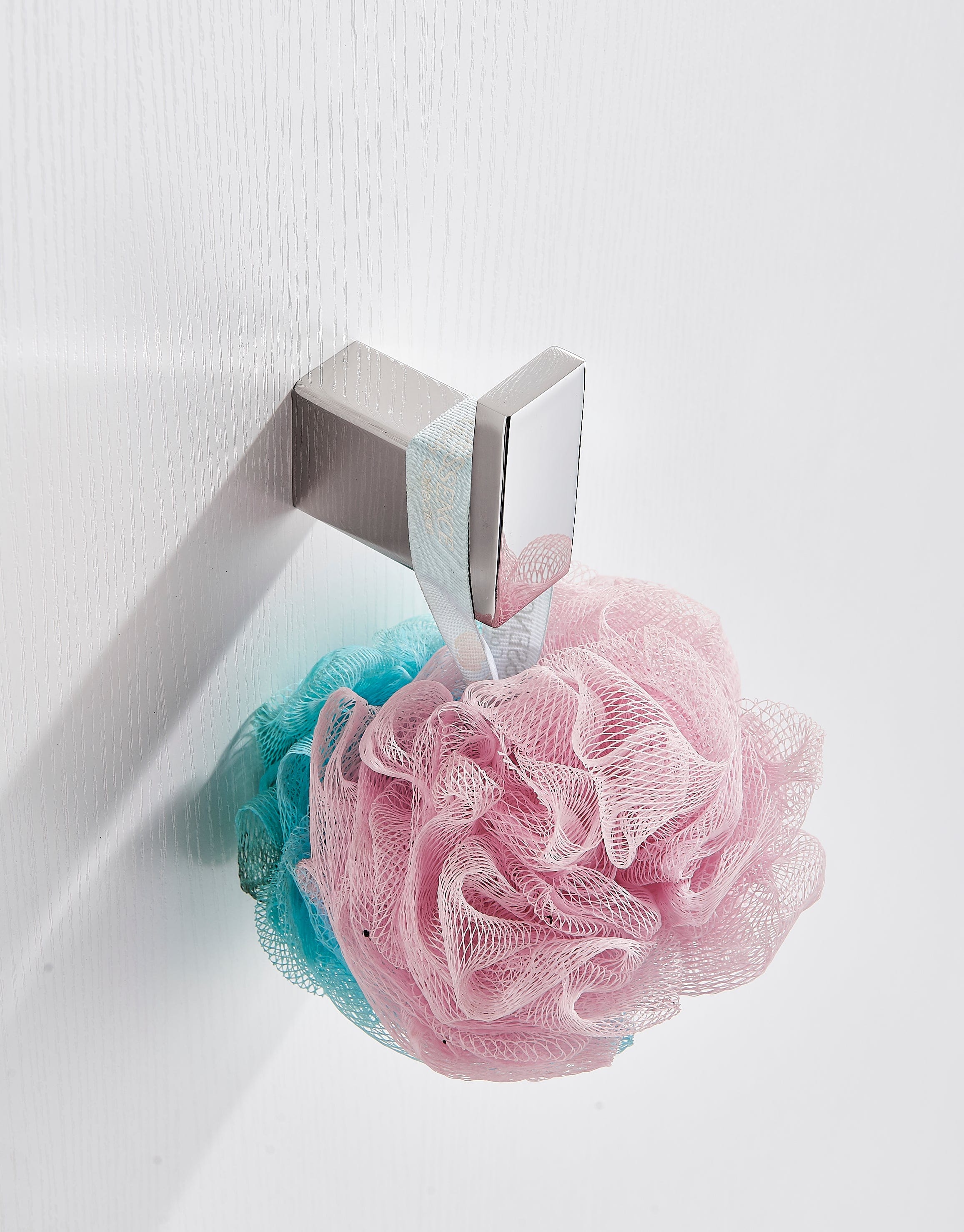 Set accesorii baie, argintiu periat, 4 piese