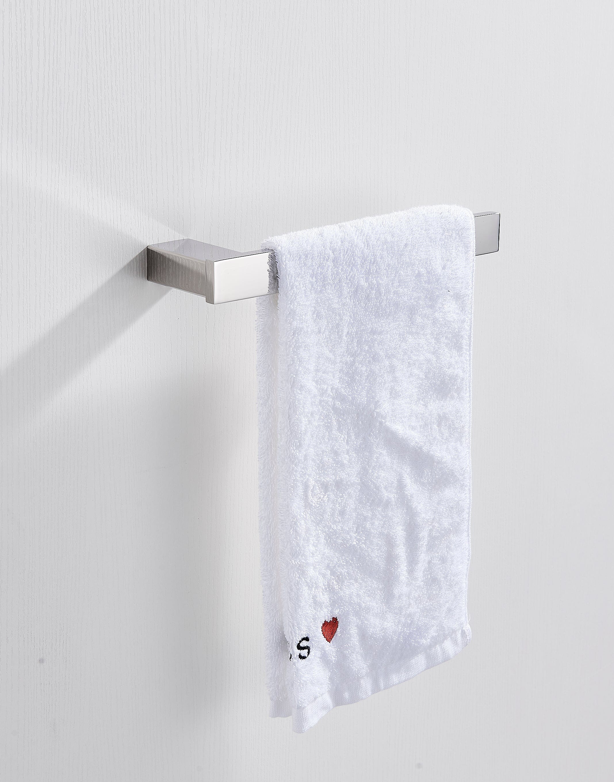 Set accesorii baie, argintiu periat, 4 piese