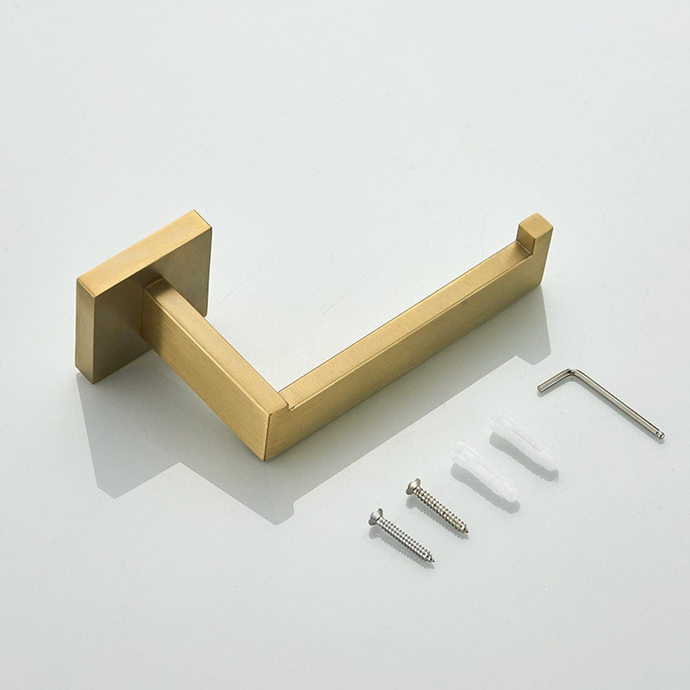 Set accesorii baie, auriu nichelat, 4 piese