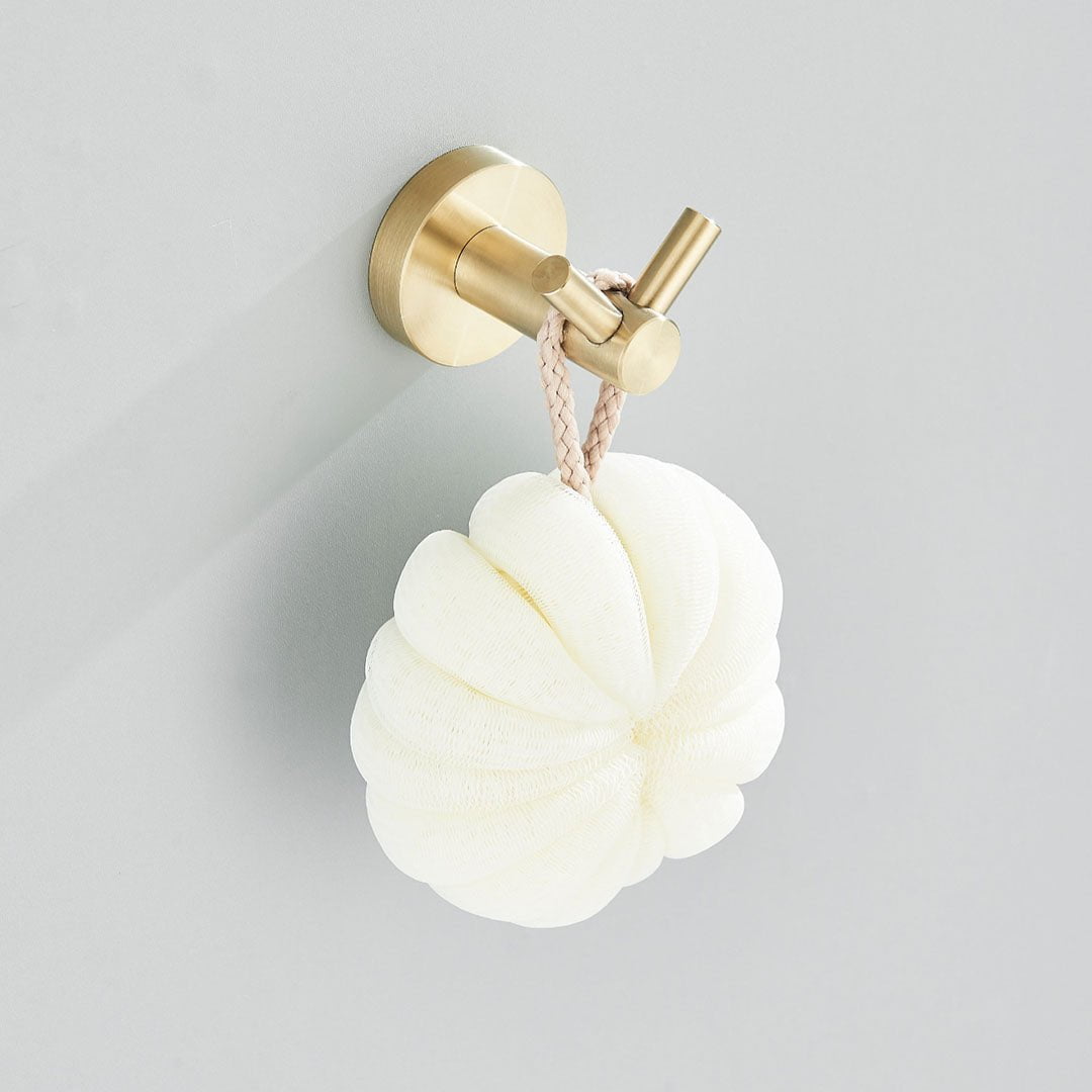 Set accesorii baie, auriu periat, 6 piese