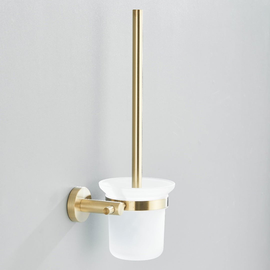 Set accesorii baie, auriu periat, 6 piese