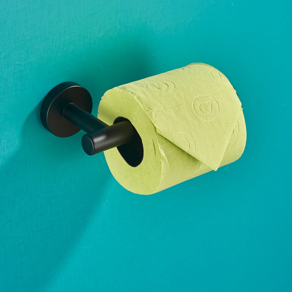 Set accesorii baie, negru mat, 4 piese