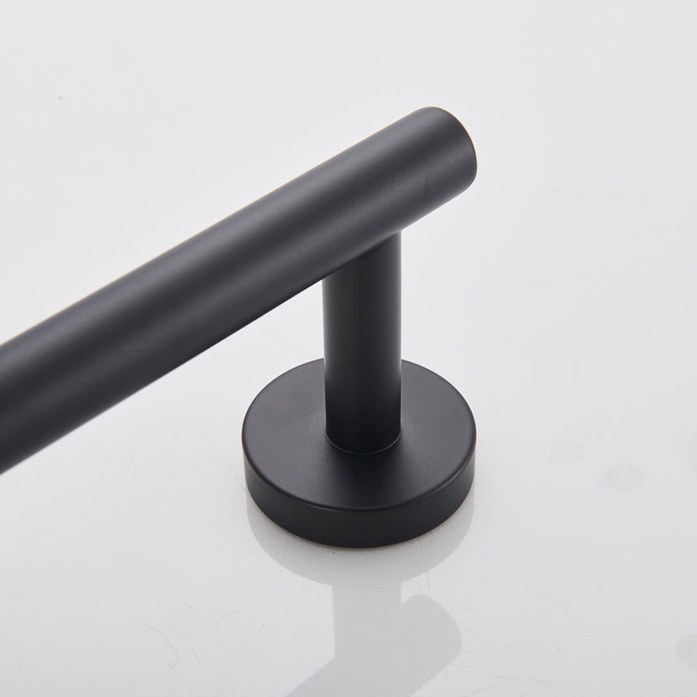 Set accesorii baie, negru mat, 4 piese