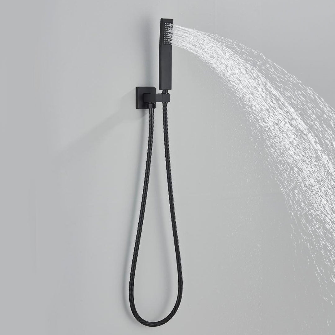 Set de dus incastrat in tavan, cu afisaj digital si lumini