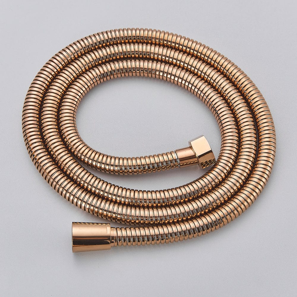 Set de dus Pale Rose cu para rotunda tip ploaie 25 cm