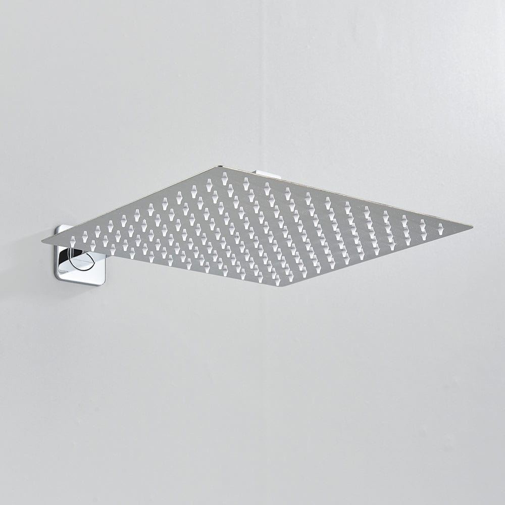 Set de dus River 1167 argintiu, cu montaj ascuns, para patrata 30 cm, 2 functii