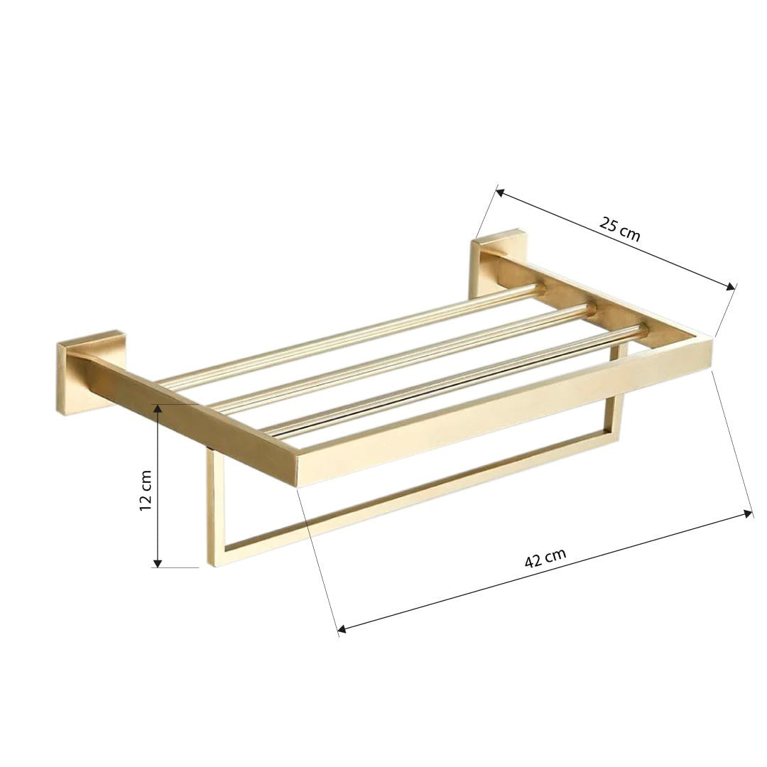 Suport de prosop, auriu mat