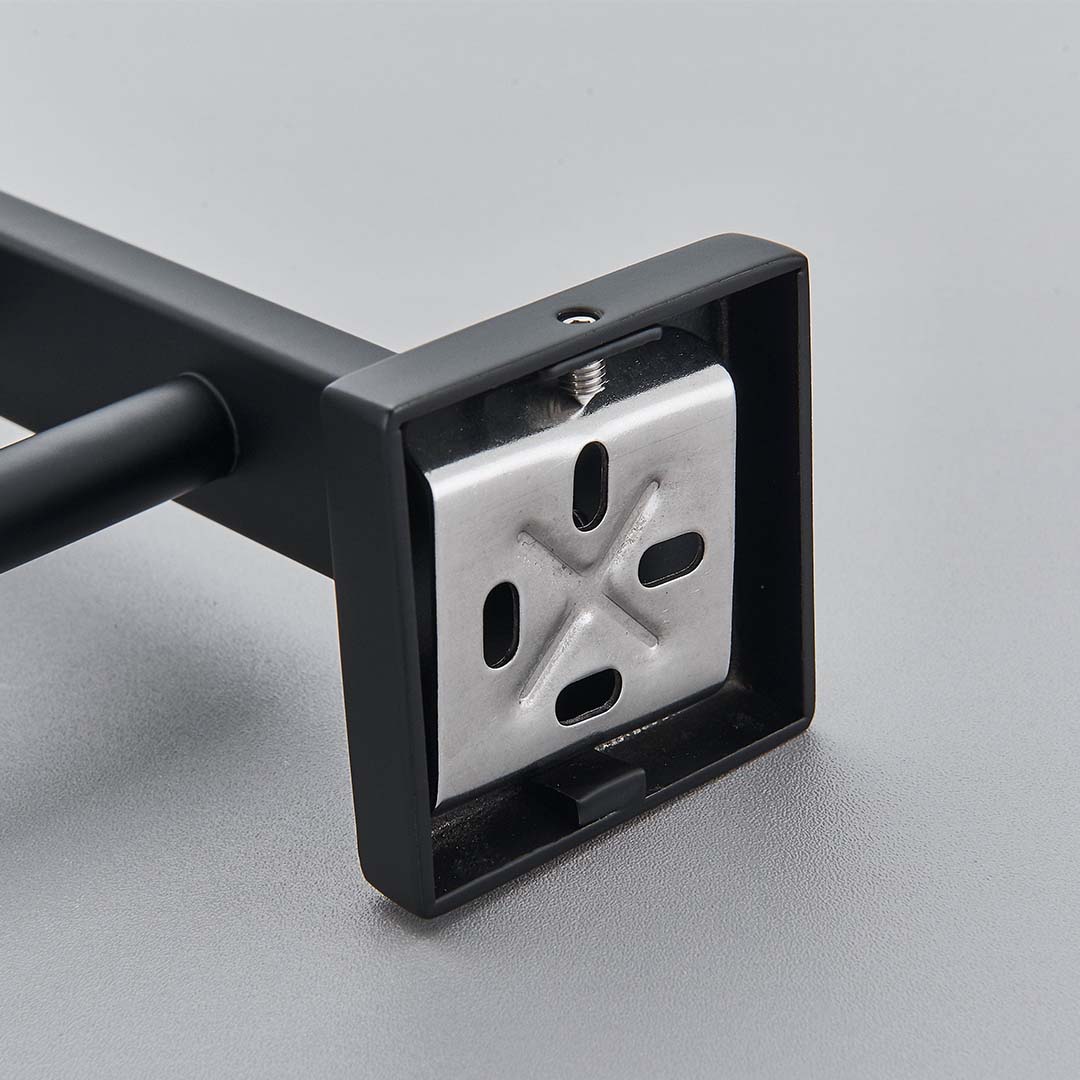 Suport de prosop, negru mat