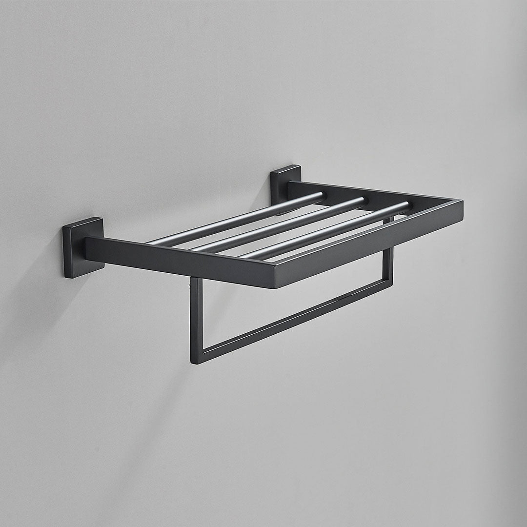 Suport de prosop, negru mat