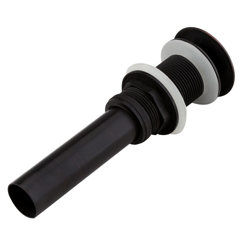 Ventil scurgere pentru lavoar cu preaplin, negru din alama solida