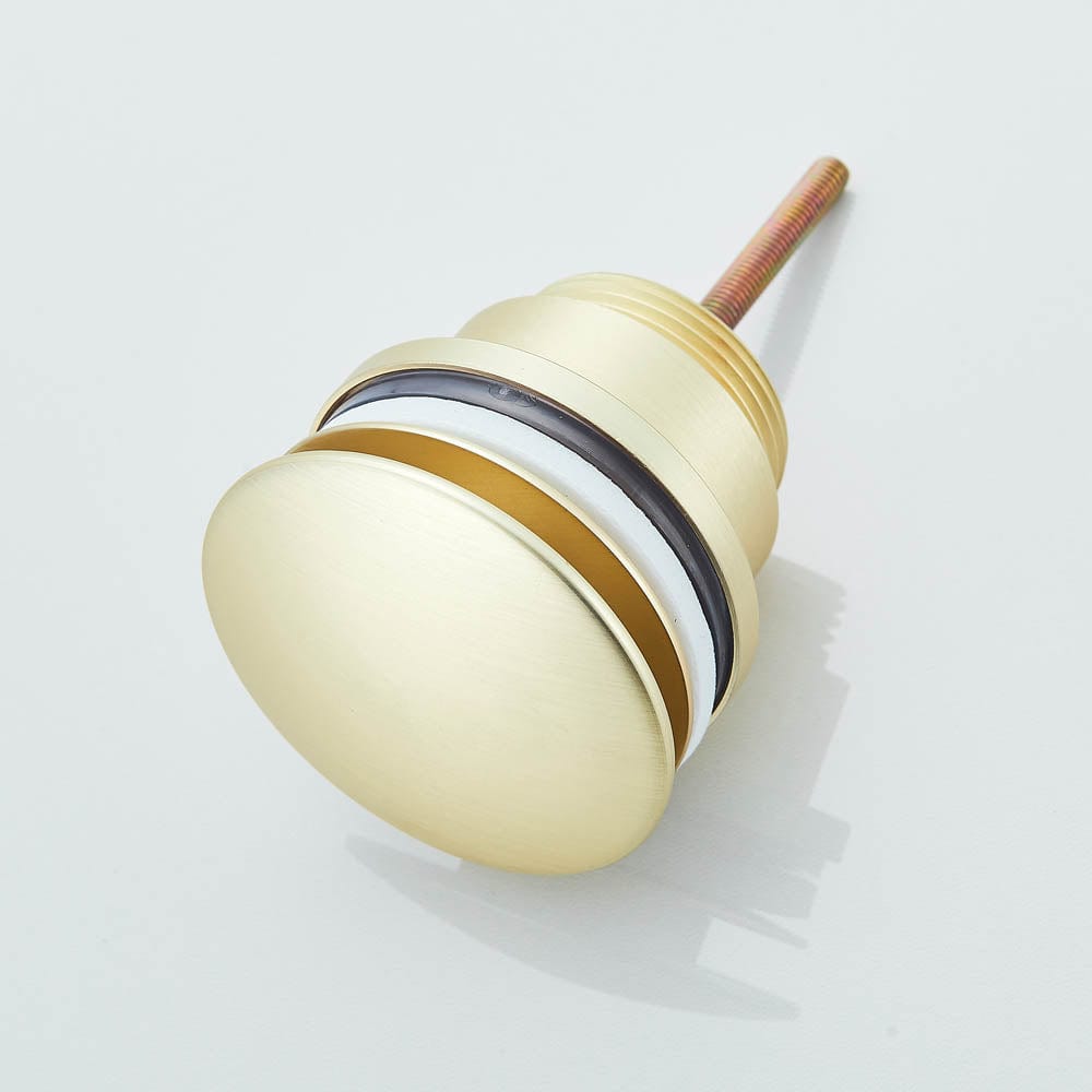 Ventil universal pentru lavoar cu click-clack, auriu periat