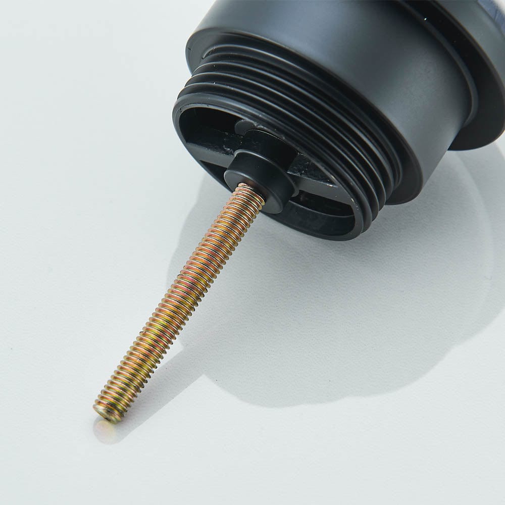 Ventil universal pentru lavoar cu click-clack, negru mat