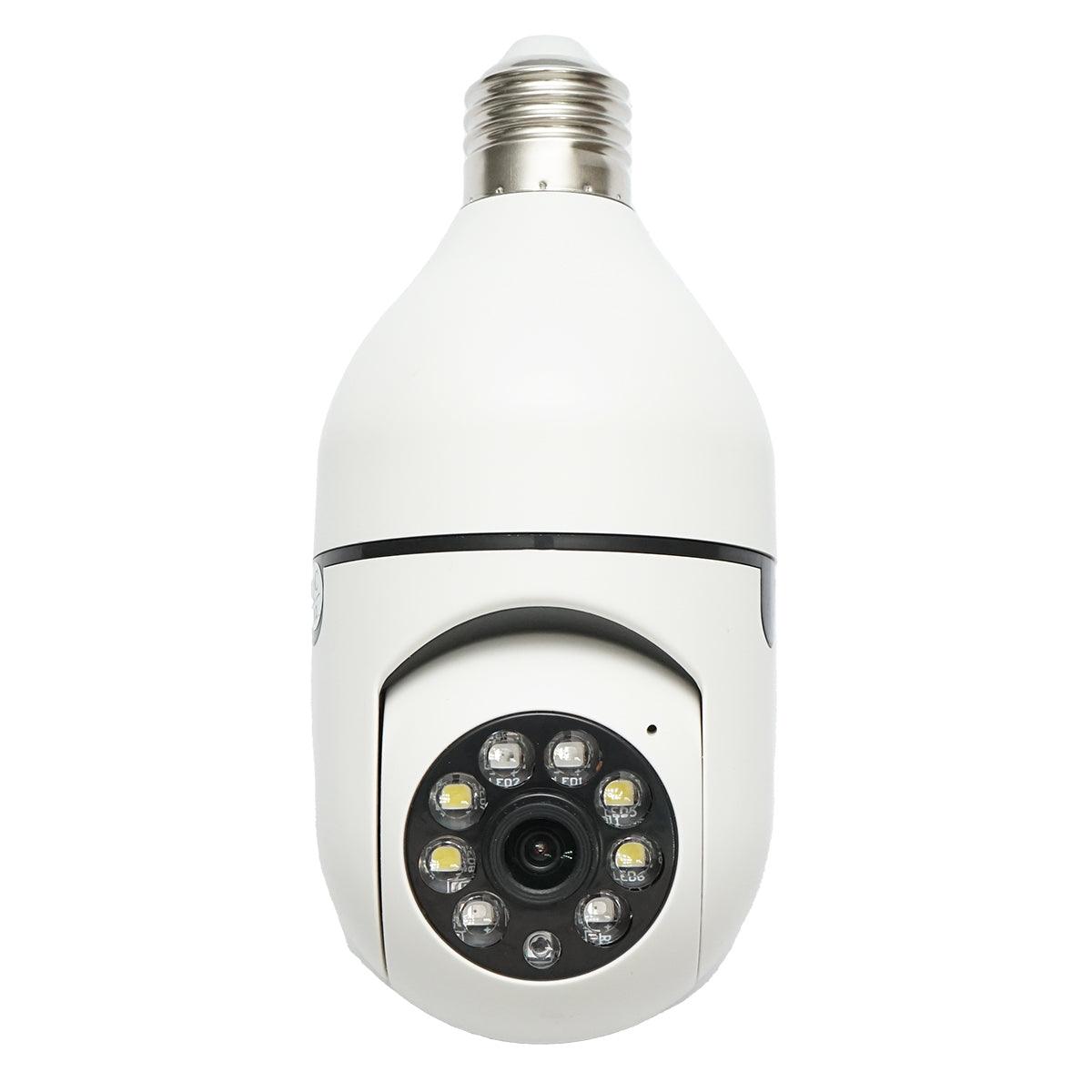 Camera de supraveghere smart-bulb PTZ, WIFI 2.4G 1080P, tip bec E27 cu senzor de miscare si aplicatie YIIoT Breckner Germany