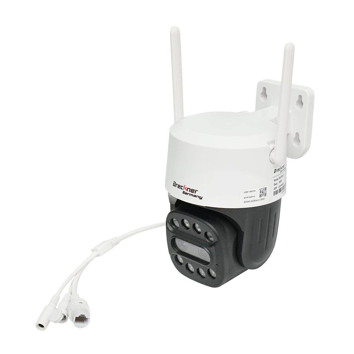 Camera de supraveghere WIFI interior/exterior 4M ultra HD, PTZ, senzor miscare, rotativa, 90 grade, 220V IP66 Breckner Germany