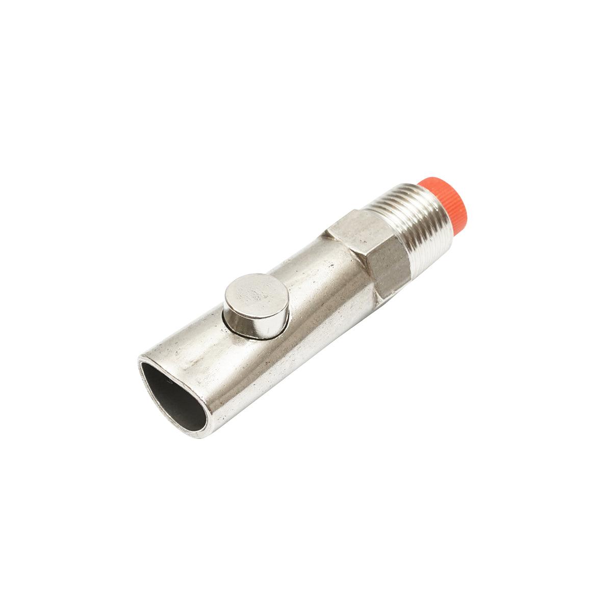 Suzeta din inox cu bila 80x21mm M20 pentru adapare porci si vitei