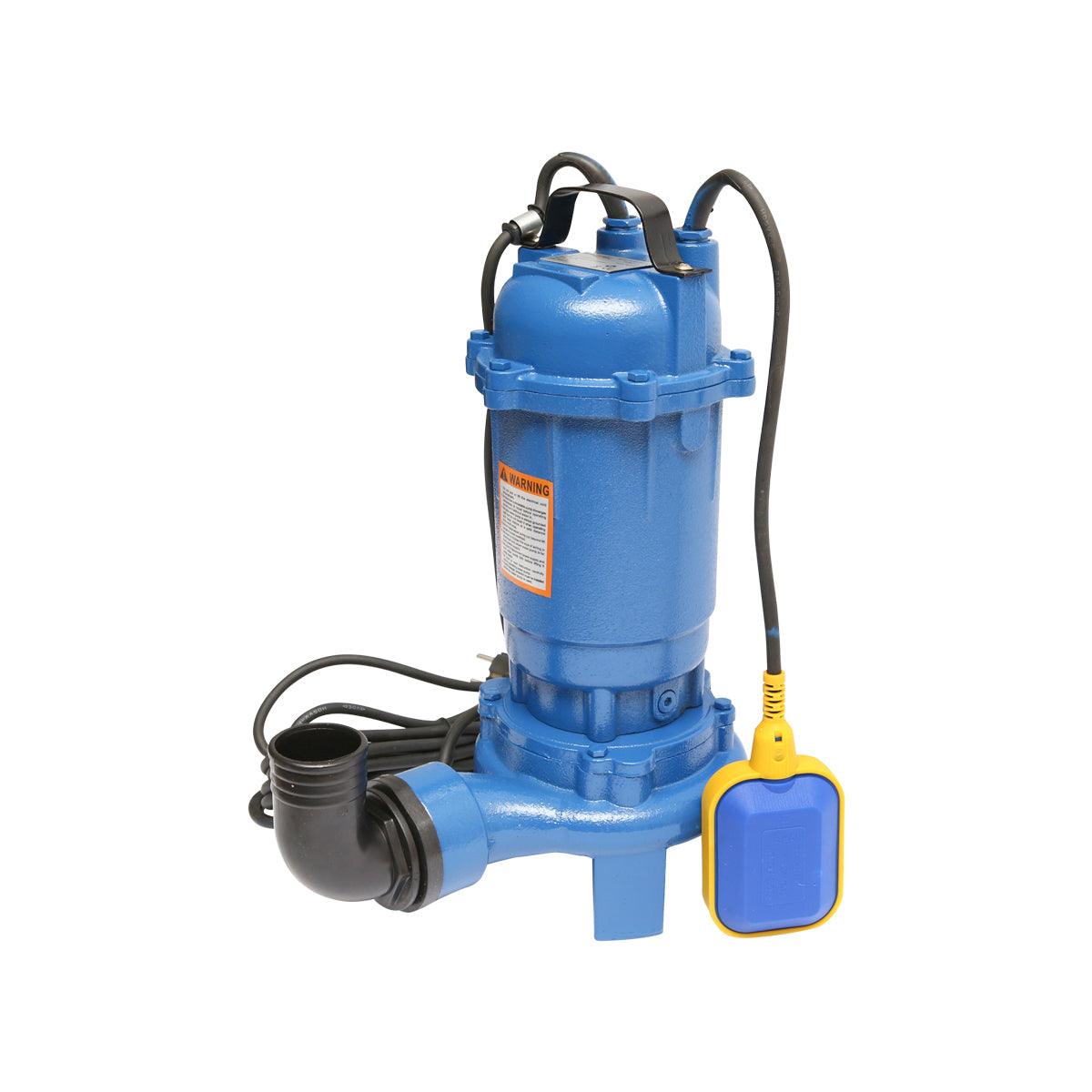 Pompa apa murdara, drenaj submersibila cu flotor si tocator 750W, 250L/min, H7m, 220V, WQCD7-8-0.75F, Breckner Germany