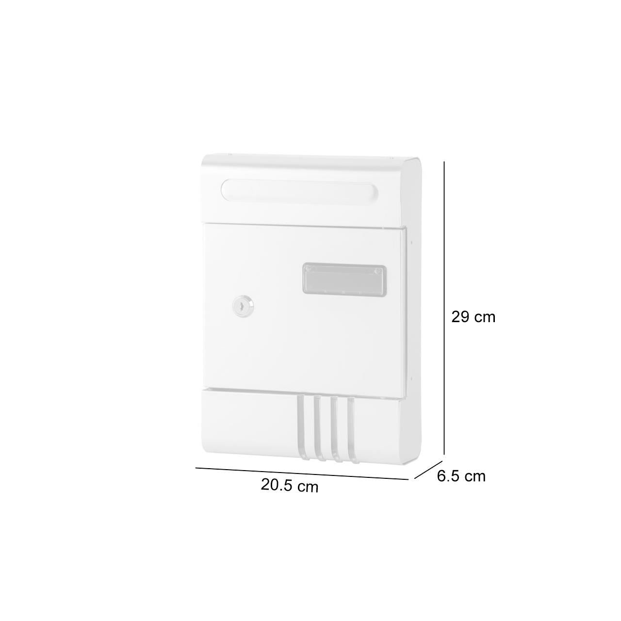 Cutie postala, aluminiu anodizat, 290x205x65 mm