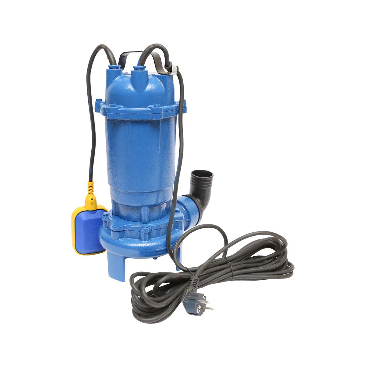 Pompa apa murdara, drenaj submersibila cu flotor si tocator 750W, 250L/min, H7m, 220V, WQCD7-8-0.75F, Breckner Germany