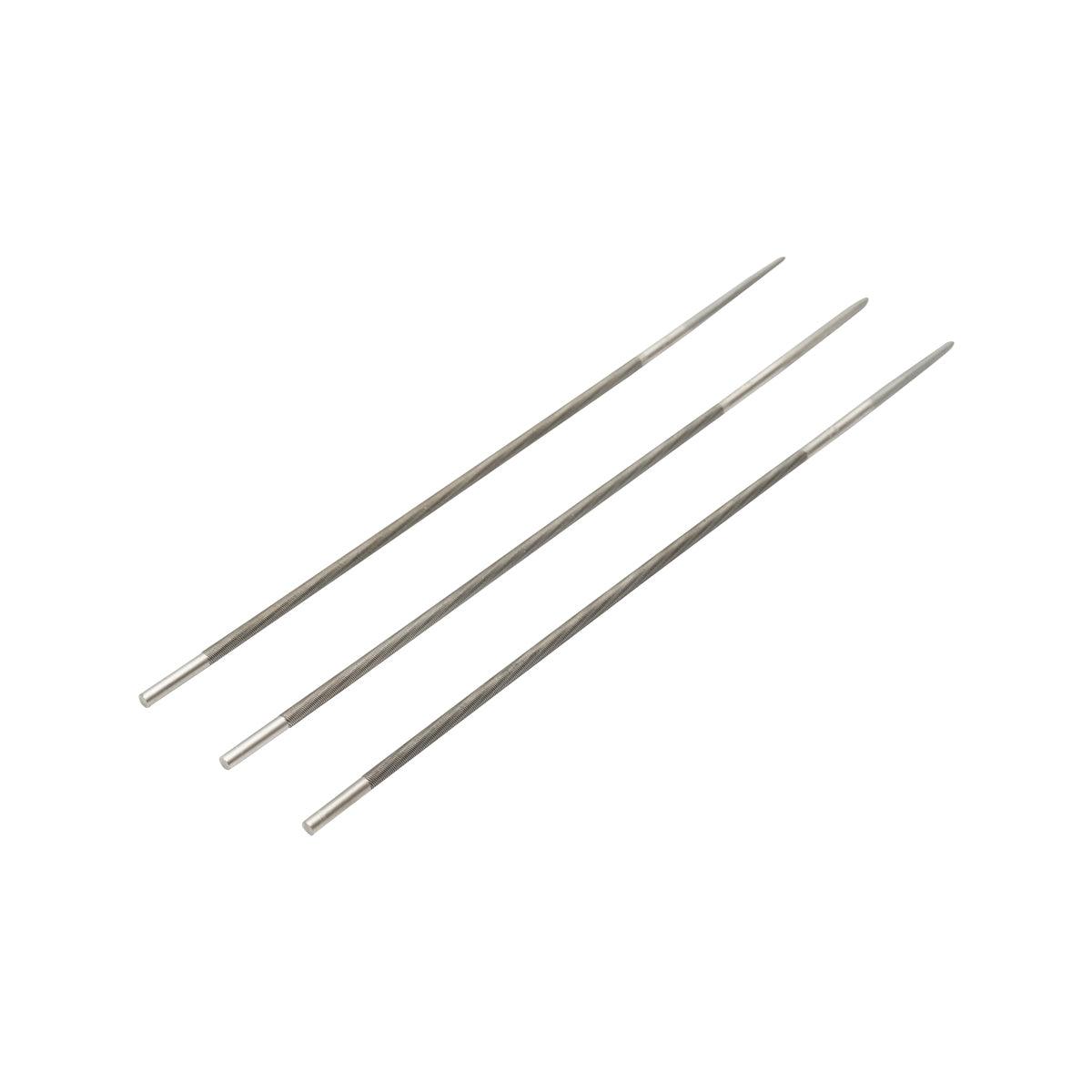 Set 3 pile pentru ascutit lant grujba rotunda 200x4 mm Breckner Germany