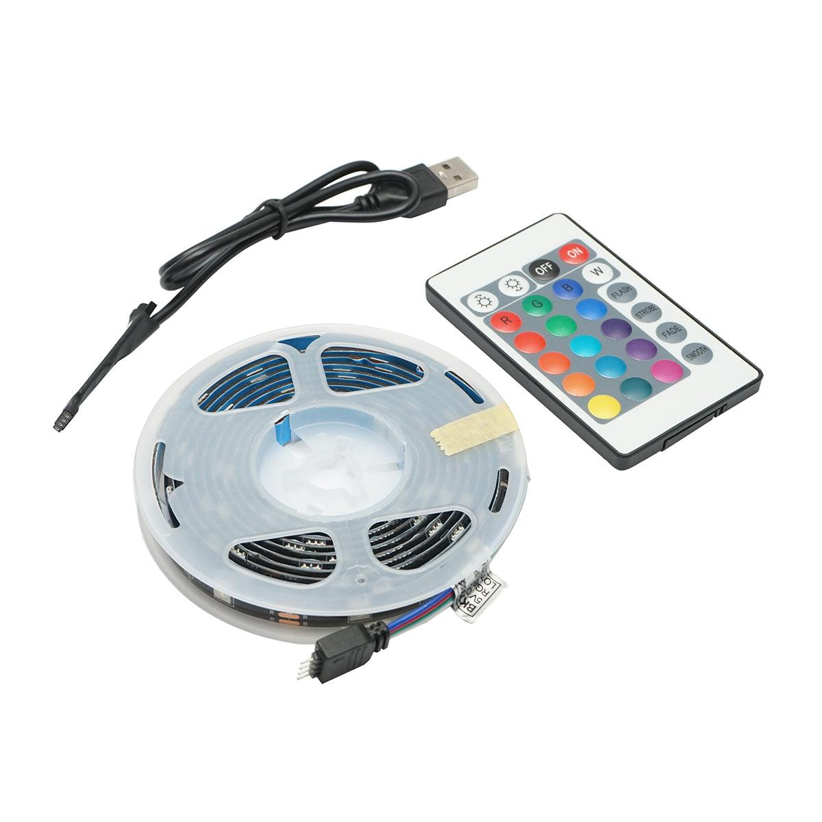 Banda LED cu telecomanda 5V, 2m, control vocal RGB IP20 Breckner Germany