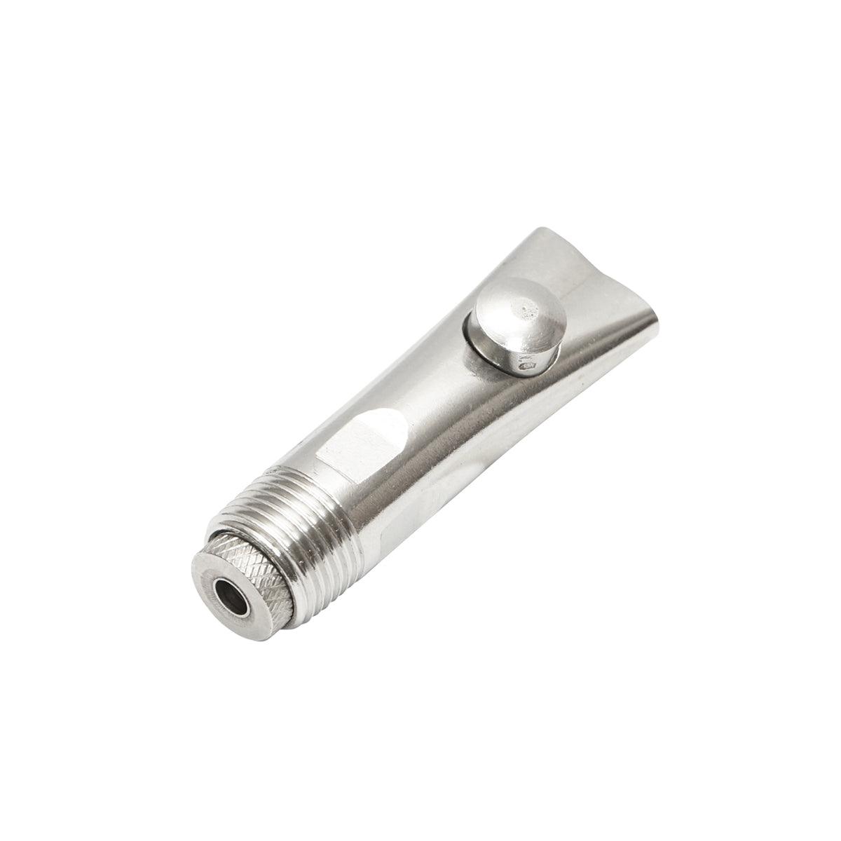 Suzeta din inox cu bila 85x21mm M20 pentru adapare porci si vitei