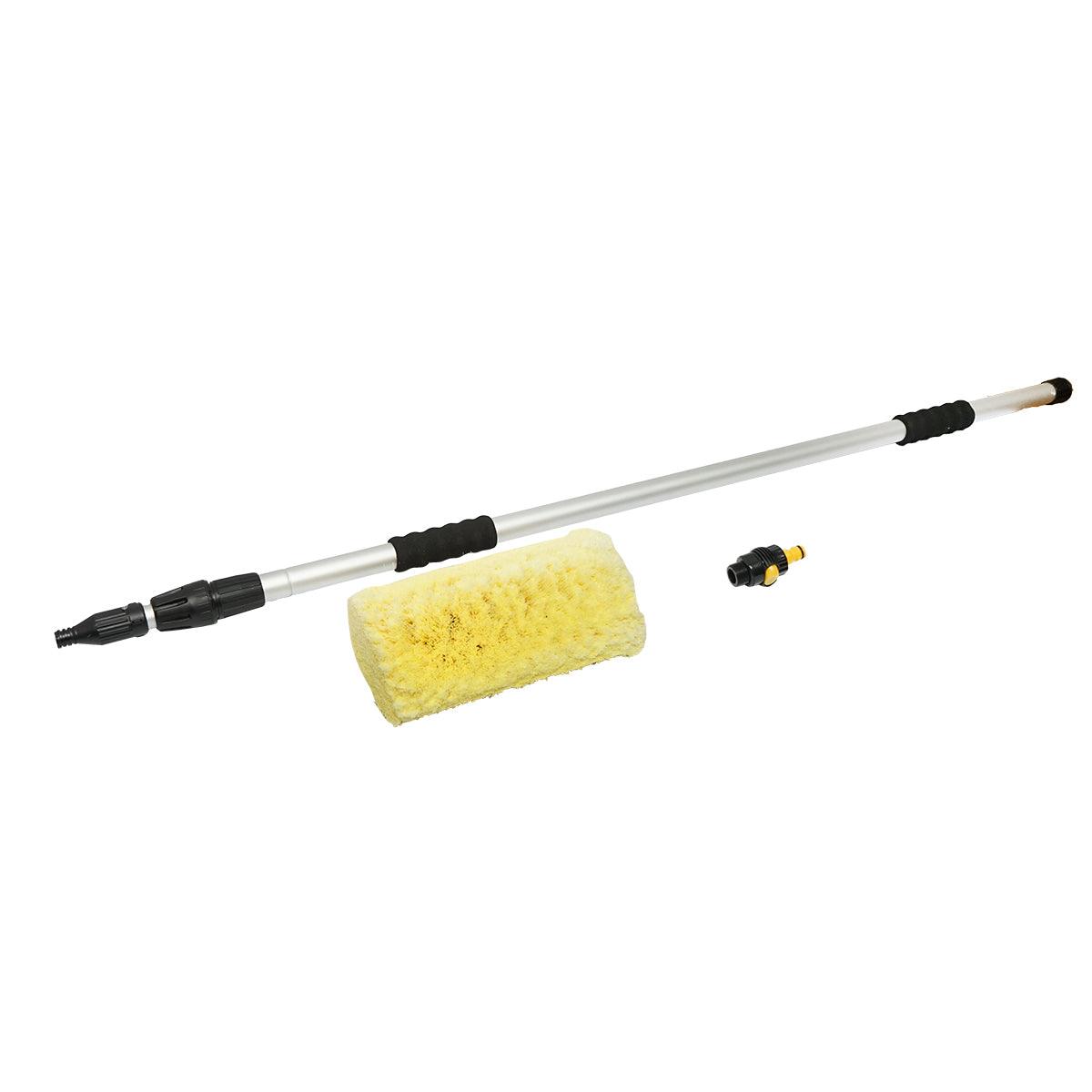 Perie cu maner telescopic din aluminiu pentru spalat auto 145-250cm Breckner Germany