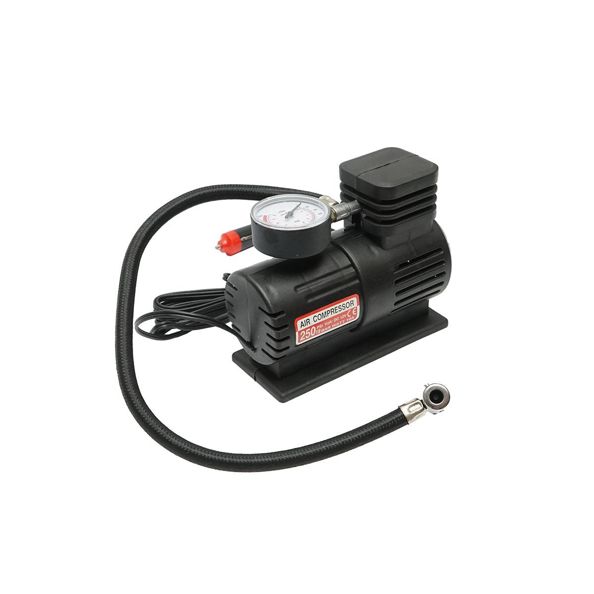 Compresor aer umflat roti 12V 250PSI, cablu 2.8m pentru priza bricheta auto Breckner Germany