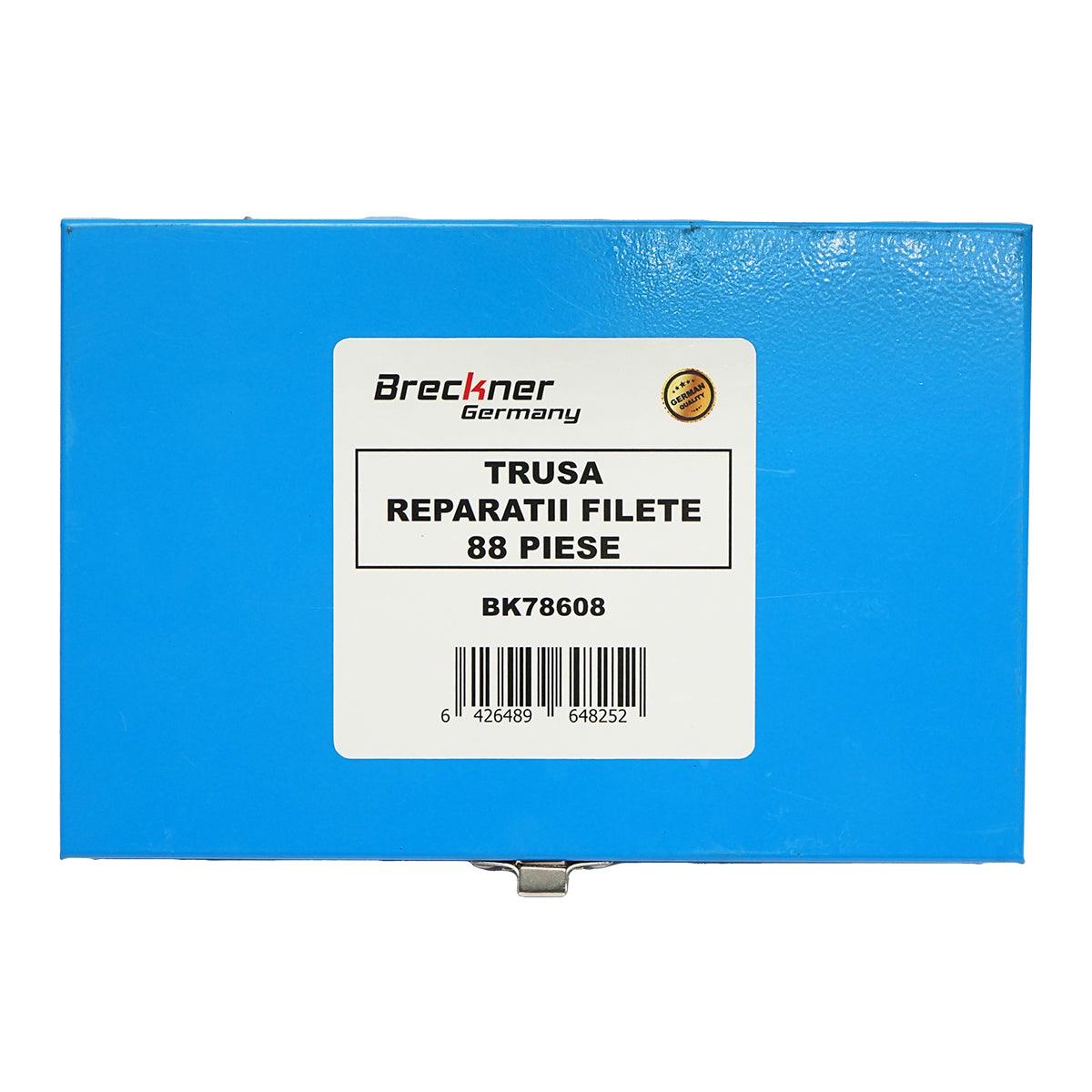 Trusa pentru reparat filete M6, M8, M10 88 piese Breckner Germany